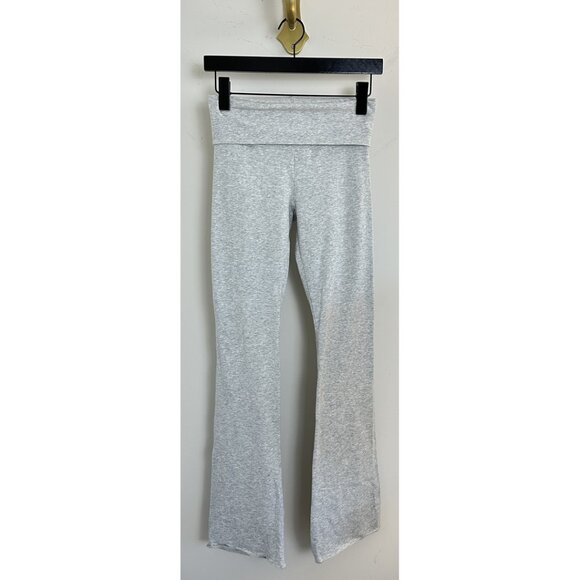 SKIMS Foldover Pants in Light Heather Grey Size X-Small - Picture 3 of 10
